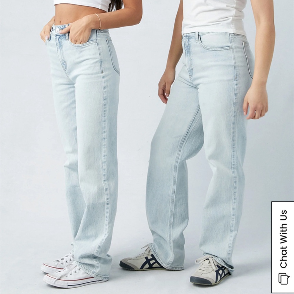 PacSun Eco Stretch Light Blue '90s Boyfriend Jeans